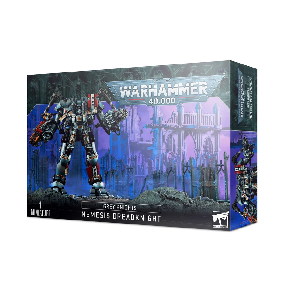 Games Workshop Warhammer 40K Grey Knights Nemesis Dreadknight Figure - SG_B00N24DJ1I_US