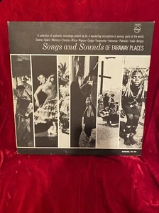 Songs and sounds of far away places -Various PHILIPS 12" LP 33 RPM Excellent Vnl - Picture 1 of 6
