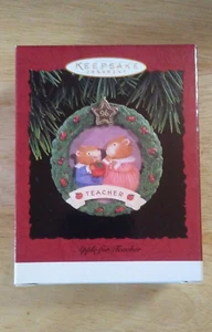 1996 Hallmark Andenken Ornament - Apfel für Lehrer - Bild 1 von 2