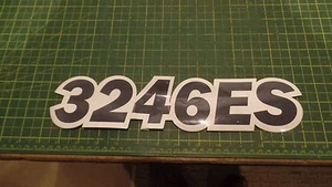 ORIGINAL JLG TEILE 1705646 ELEKTRISCHE SCHERENHEBEBÜHNE 3246ES NAMENSSCHILD AUFKLEBER, 3246 ES - Bild 1 von 5
