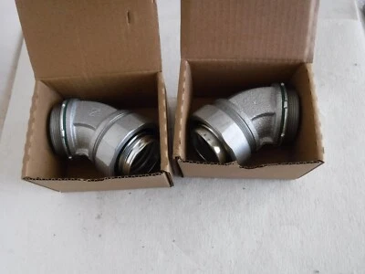 (2) APC ST-45200L 45 Deg 2"  Liquidtight Connector for flex Metallic Conduit - Image 1 of 4