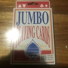 Jumbo Large Size Deck Poker Playing Game Card Party Games Large Print  12.5x8.5cm