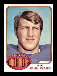 1976 Topps John Ward #268 Rookie RC Set Break Tampa Bay Buccaneers