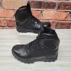 Bates Shock 6"" seitlicher Reißverschluss Stiefel Herren Größe 7,5 wasserdicht schwarz Stiefelschuhe - Bild 1 von 10