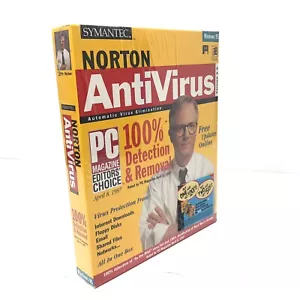 Vintage Norton Anti Virus Version 2.0 Windows 95 Factory Sealed - Picture 1 of 7