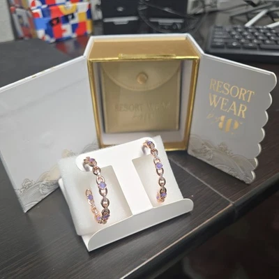 Серьги Bomb Party Resort Wear Perfect Pastel Moments ER16795 синие на золоте - Изображение 1 из 4