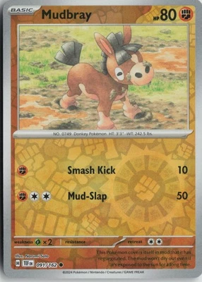 Mudbray 091/162 Common SV05: Temporal Forces NM Reverse Holo - Image 1 of 2