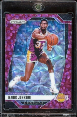 2024-25 Panini Prizm MAGIC JOHNSON #294 Plum Blossom Prizm /8 - Image 1 of 2
