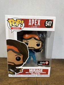 Funko Pop Games Apex Legends #547 Mirage (Translucent) GameStop Exclusive READ - Picture 1 of 6