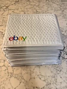 Lot of 25 | eBay Branded 6.5" x 9.25" Padded Airjacket Bubble Envelopes - Picture 1 of 3