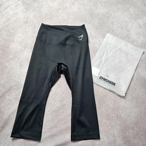 Gymshark Training 3/4 Leggings Schwarz Größe S Damen Cropped High Waist - Bild 1 von 7