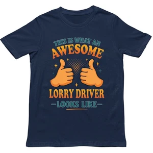 T-shirt This is What a Awesome Lorry Drivers Like, regalo per uomo e donna - Foto 1 di 7