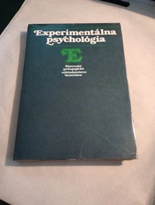Experimental Psychology by Július Boroš et al. (1986 Hardcover) Slovakian Ed. - Picture 1 of 12