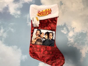 SEINFELD TV Show Cast Holiday Christmas Stocking Kramer Jerry Elaine George NEW - Picture 1 of 14