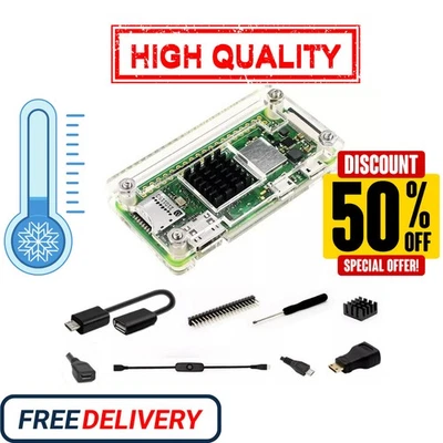 Kit de Estuche Raspberry Pi Zero 2 W con Raspberry Pi Zero 2 W Estuche Fuente de Alimentación Foto 1 de 4
