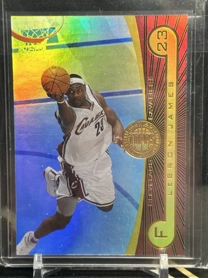 2005-06 Topps First Row - Gold Refractor #36 LeBron James #’d 21/100 SSP Only 1 - Image 1 of 3