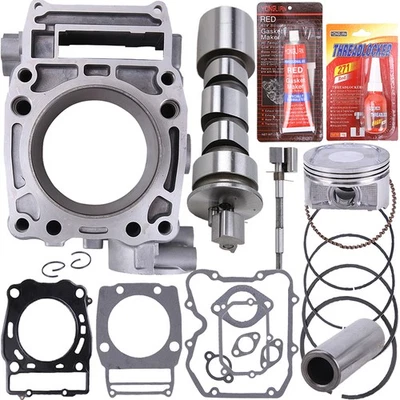 Top End Rebuild Kit For Polaris Scrambler 500 Cylinder Piston Gasket w/ Camshaft - Image 1 of 4