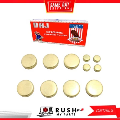 Juego de enchufes de congelación 88-94 (latón) para Ford E-250 7,3 L V8 OHV 16v DNJ FPS4286 Foto 1 de 2