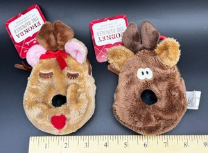 Portamonete renna Rodney & Rhonda porta carte regalo portachiavi zip nuovo con etichette - Foto 1 di 18