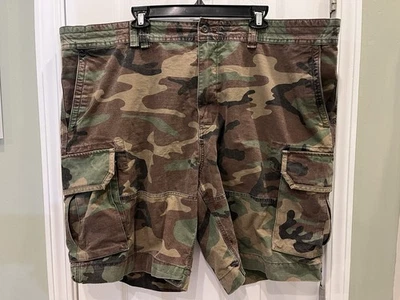 Polo Ralph Lauren Men’s 46B (48 Actual) Woodland Camouflage Cargo Shorts - Image 1 of 4