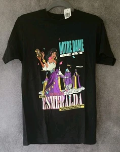 Disney Esmeralda Der Glöckner von Notre Dame T-Shirt Small neu mit Etikett Oberteil Prinzessin schwarz - Bild 1 von 8