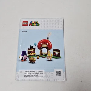 LEGO Instruction Manual Only 71429 Super Mario Nabbit Toad's Shop Expansion Set - Picture 1 of 3