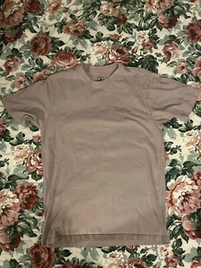 Modern Volcom Embroidery Chest Logo Pink Mauve Mens Medium T Shirt  - Picture 1 of 4
