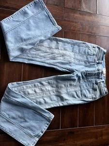 Free People FP Denim Jeans Flare Bootcut Light Wash Womens Panel Size 25 X 28.5 - Bild 1 von 12
