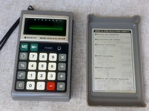 CALCULADORA SANYO MINI CALCULATOR CX8108 DE LOS 70 ´S - Imagen 1 de 10
