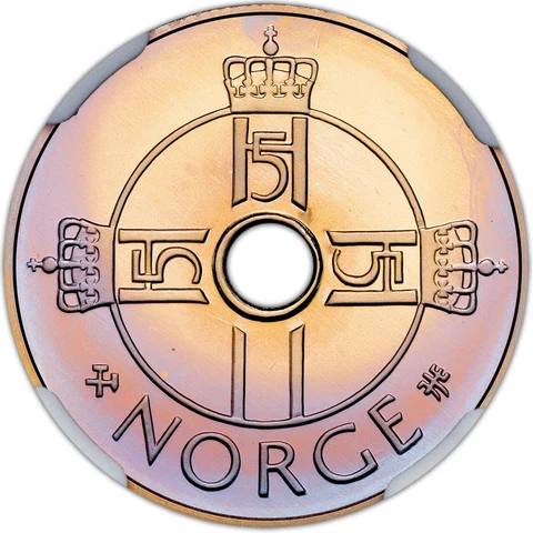 1997 Norway 1 Krone PF 69 Ultra Cameo NGC Toned, Low Mint: 15K Only one online! Cover