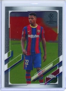 2020-21 Topps cromada UEFA Champions League Ansu Fati FC Barcelona tarjeta #15 - Imagen 1 de 2
