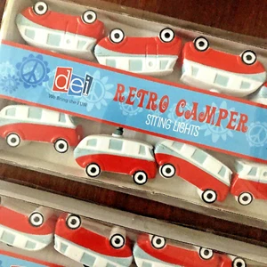 Zwei - 10 Lichtsets - Retro Camper Terrasse Lichterkette 8,5 Fuß EA Innen Außen - Bild 1 von 8
