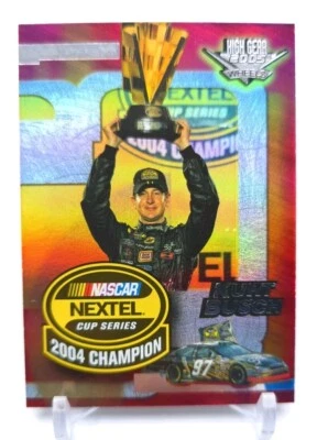 2005 Wheels High Gear KURT BUSCH Nextel Cup Series 2004 Champion Holofoil #0 - Image 1 of 4