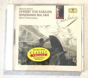 J. Brahms : Sym 3/4 Classical Composers 1 Disc CD - Picture 1 of 4