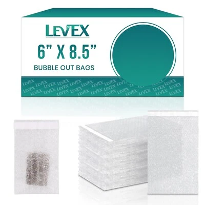 Bubble Out Bags Protective Wrap Bubble Pouches 4x5.5 4x7.5 6x8.5 8x11.5 12x15.5 - Image 1 of 4