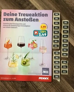 25 Penny Treuepunkte Zwiesel Gläser zum Anstoßen Aktion 2025 - Bild 1 von 1