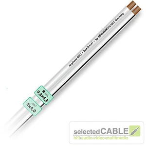 10m Sommer Cable SC Prisma 2 x 4.0mm² Speaker Cable Flexible White - Picture 1 of 2