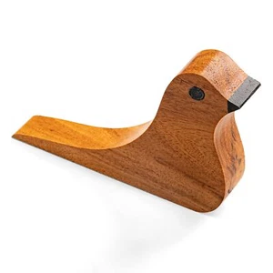 Door Stopper Wooden Hand Carved Wedge Decorative Door Stop for Home and Gifti... - Picture 1 of 5