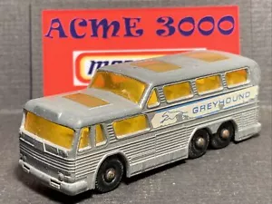 Años 70 Matchbox Lesney Superfast - No66 Greyhound Coach Plata - Usado para jugar - A - Imagen 1 de 10