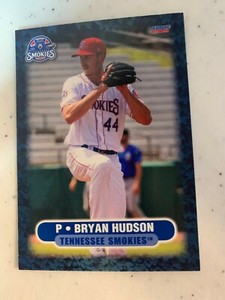 Bryan Hudson Card 2021 Tennessee Smokies Team Card