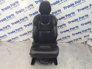 2023 VOLVO XC60 MK2 SEAT FRONT DRIVER SIDE BLACK LEATHER - Picture 1 of 12