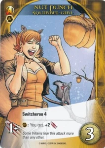SQUIRREL GIRL Upper Deck Marvel Legendary DIMENSIONS NUT PUNCH - Picture 1 of 1