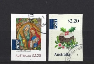 Australia 2020 autoadhesivo de Navidad 2 valles altos fino usado - Imagen 1 de 1