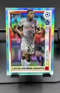 2023 Topps Merlin UEFA Champions League Refrattore Lucas Gourna-Douath RC/199 #7 - Foto 1 di 2