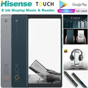 Hisense TOUCH HIFI Reader Music Player E Ink Screen Wifi Bluetooth Google 128GB - Picture 1 of 34