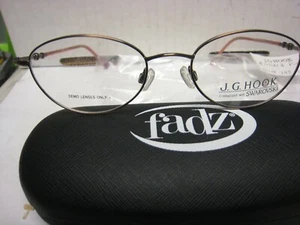 JG HOOK EYEGLASS FRAMES Style ANDREA in PINK Sz. 51-19-140 Free CASE - Picture 1 of 3