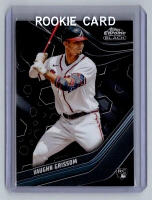 2023 Topps Chrome Black Vaughn Grissom Atlanta Braves #97 - Image 1 of 2