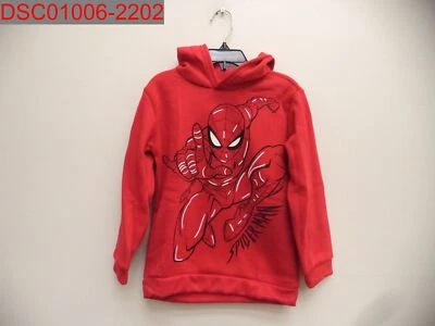 NUEVO CON ETIQUETAS - Sudadera con capucha roja Spider-Man Marvel Avengers Boys, talla 8 196196986034 Foto 1 de 4