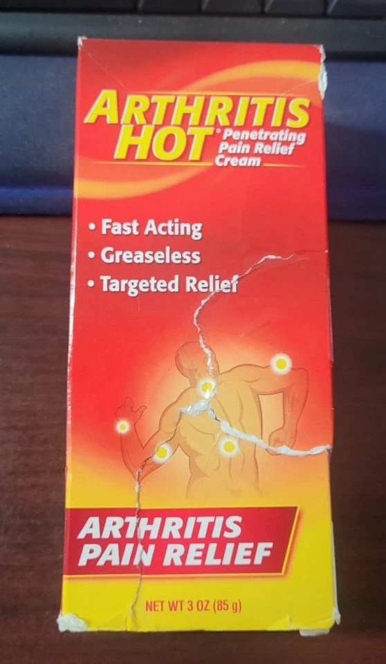Arthritis Hot Targeted, Penetrating Pain Cream, 3 Oz, EXP: 10/2025 - Image 1 of 1