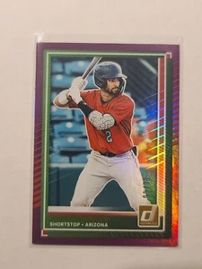 Donruss Jordan Lawlar #70 2025 holograma púrpura paralelo 8/99 Arizona Diamondbacks - Imagen 1 de 2